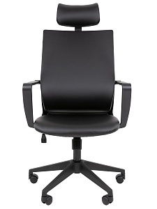 Офисное кресло CHAIRMAN 545, экокожа, черный